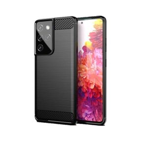 Forcell Carbon hátlap tok, Samsung Galaxy A14 5G , fekete