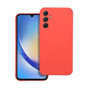 Forcell Silicone  Samsung Galaxy A34 5G szilikon tok, barack