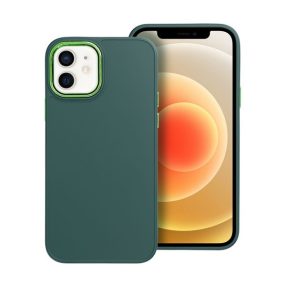   Frame Apple iPhone 12/12 Pro közepesen ütésálló tok kameravédő kerettel, zöld