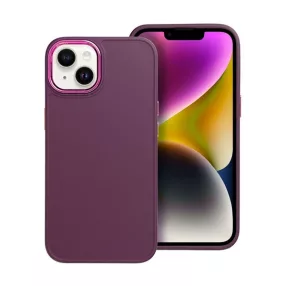 Frame Apple iPhone 14 szilikon tok, lila