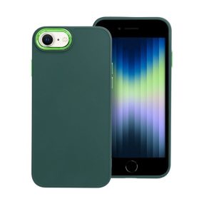   Frame Apple iPhone 7/8/SE 2020/SE 2022 közepesen ütésálló tok kameravédő kerettel, zöld