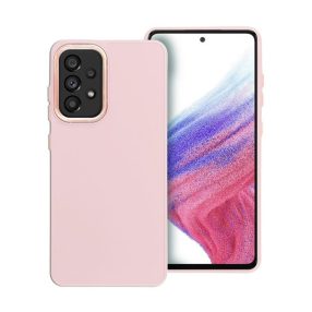   Frame Samsung Galaxy A52 5G/A52 LTE ( 4G )/A52s 5G közepesen ütésálló tok kameravédő kerettel, rózsaszín