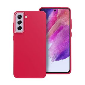   Frame Samsung Galaxy S21 FE közepesen ütésálló tok kameravédő kerettel, magenta