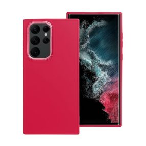   Frame Samsung Galaxy S22 Ultra közepesen ütésálló tok kameravédő kerettel, magenta