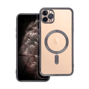   Electro Mag Apple iPhone 11 Pro Max MagSafe szilikon tok, fekete