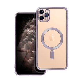   Electro Mag Apple iPhone 11 Pro Max MagSafe szilikon tok, lila