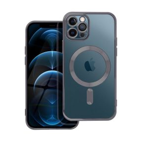 Electro Mag Apple iPhone 12 Pro MagSafe szilikon tok, fekete