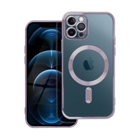 Electro Mag Apple iPhone 12 Pro MagSafe szilikon tok, lila