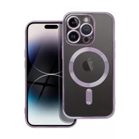 Electro Mag Apple iPhone 14 Pro MagSafe szilikon tok, lila