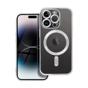 Electro Mag Apple iPhone 14 Pro MagSafe szilikon tok, ezüst