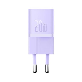 Baseus GaN5 Type-C hálózati töltő 20W, lila