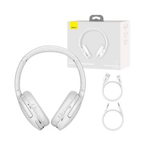Baseus Encok D02 Pro wireless bluetooth fejhallgató, fehér