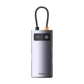   Baseus Metal Gleam Hub 4in1 USB-C, 3x USB-A 3.0+Ethernet RJ45
