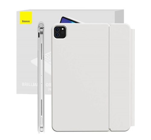 Baseus Brilliance Apple iPad 11" (2018/2020/2021) Apple iPad Air 4/Air 5 10,9" billentyűzetes tablet tok, fehér