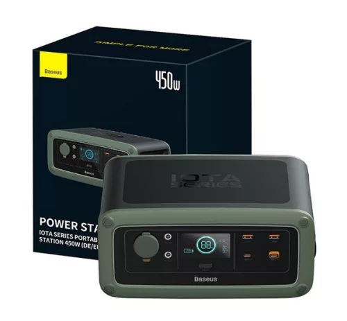 Baseus ioTa Power Sation, 288Wh, 450W, zöld