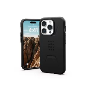 UAG Civilian MagSafe Apple iPhone 15 Pro hátlap tok, fekete