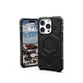   UAG Monarch Pro MagSafe Apple iPhone 15 Pro hátlap tok, carbon fiber
