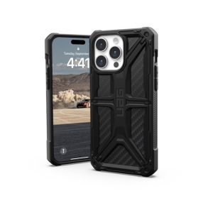   UAG Monarch Apple iPhone 15 Pro Max hátlap tok, carbon fiber