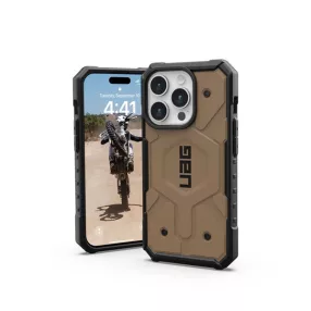   UAG Pathfinder MagSafe Apple iPhone 15 Pro hátlap tok, dark earth