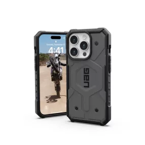   UAG Pathfinder MagSafe Apple iPhone 15 Pro hátlap tok, silver