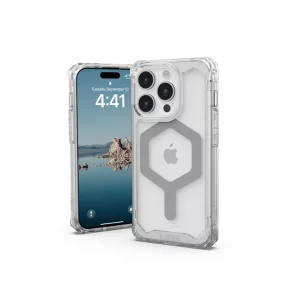   UAG Plyo MagSafe Apple iPhone 15 Pro hátlap tok, jég/ezüst