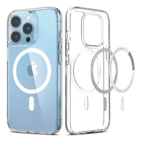 Magsafe szilikon tok Apple iPhone 15 Pro, átlátszó