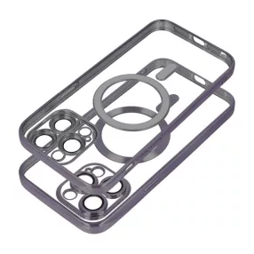 Electro Mag Apple iPhone 15 Pro MagSafe szilikon tok, fekete