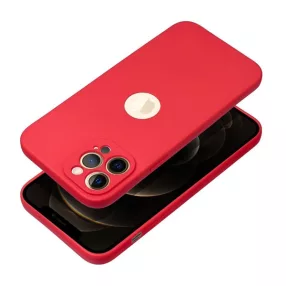 Forcell Soft Apple iPhone 15 Pro szilikon tok, piros