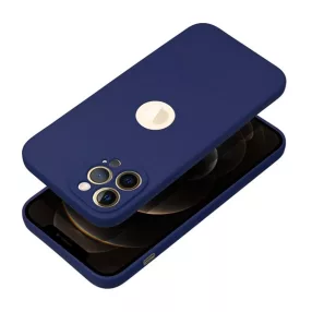 Forcell Soft Apple iPhone 15 Pro szilikon tok, sötétkék