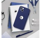Forcell Soft Apple iPhone 15 szilikon tok, sötétkék