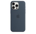 Apple iPhone 15 Pro Max MagSafe szilikon tok, viharkék