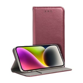Samsung S24 Smart Magneto flip tok, burgundy