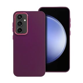   Frame Samsung Galaxy S23 FE közepesen ütésálló tok kameravédő kerettel, lila