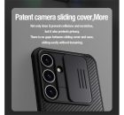 Nillkin CamShield Pro Samsung Galaxy S24 műanyag hátlap tok, sötét zöld