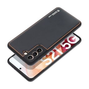   Forcell Leather műbőr hátlap tok Samsung Galaxy A25 5G, fekete