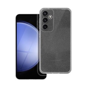 Clear 2mm Samsung Galaxy S23 FE csillámos tok, átlátszó