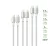 4smarts PremiumCord USB-C / USB-C töltő- és adatkábel szett,  60W, 3x0.5M+1.5M+3M, fehér / ezüst