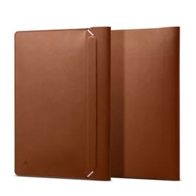 Spigen Valentinus Laptop Sleeve tok, 14", barna