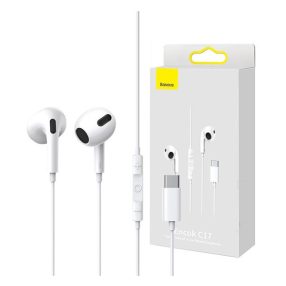 Baseus Encok C17 Type-C fülhallgató, fehér