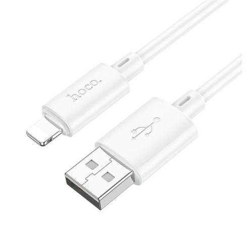 Hoco X88 USB  / Lightning töltő- és adatkábel, 2,4A, 1m, fehér