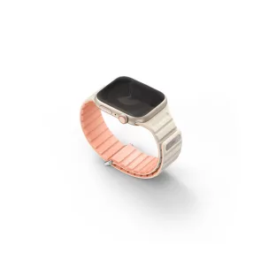  Uniq Revix Evo mágneses Apple Watch szíj, 49/45/44/42MM, rózsaszín