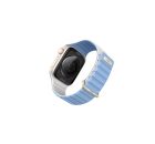 Uniq Revix Evo mágneses Apple Watch szíj, 41/40/38MM kék / fehér