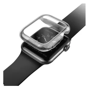   Uniq Garde Apple Watch 4 tok, kijelzővédő felülettel, (44MM) szürke