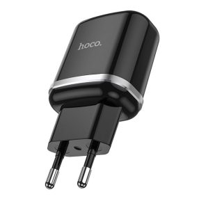 Hoco N3 hálózati töltő USB, QC3.0, 3A, 18W, fekete