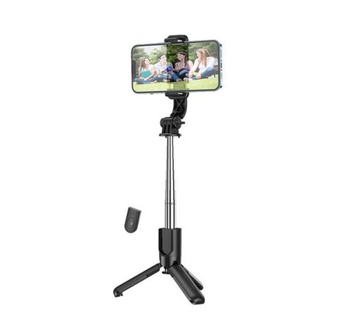 Hoco K17 Figure selfie bot / tripod, távirányítóval, fekete