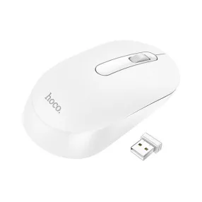 Hoco GM14 Platinium vezeték nélküli egér, 2,4G, fehér