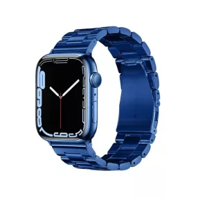 Forcell FA10 Apple Watch 38/40/41mm fém szíj, kék