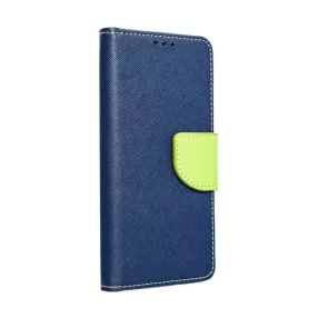 Fancy Xiaomi Redmi 13C / Poco C65 flip tok, kék / lime