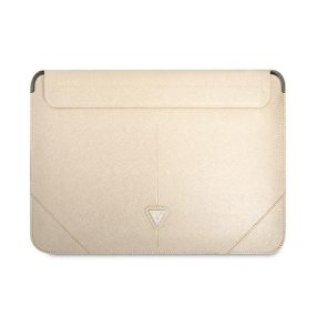   Guess Sleeve Saffiano Triangle Logo, GUCS14PSATLE 14" laptop tok, bézs