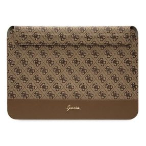   Guess Sleeve 4G Stripe Metal Logo, GUCS14PS4SGW 14" laptop tok, barna